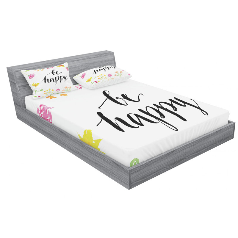 Microfiber Sheet Set, Full Sheet Set with Fitted Sheet