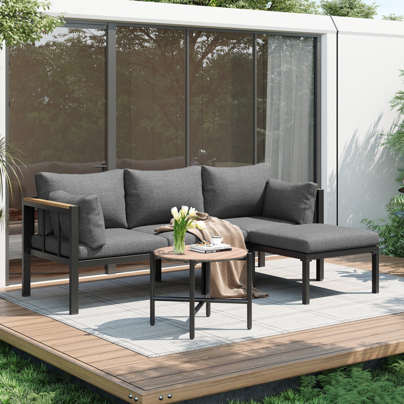 4 Seater Conversation Set With Cushions