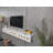 Fully Assembled Floating Tv Stand, 86In Wall Mounted Entertainment Center With Flip-Down Doors & Drawers，High Gloss-169017381