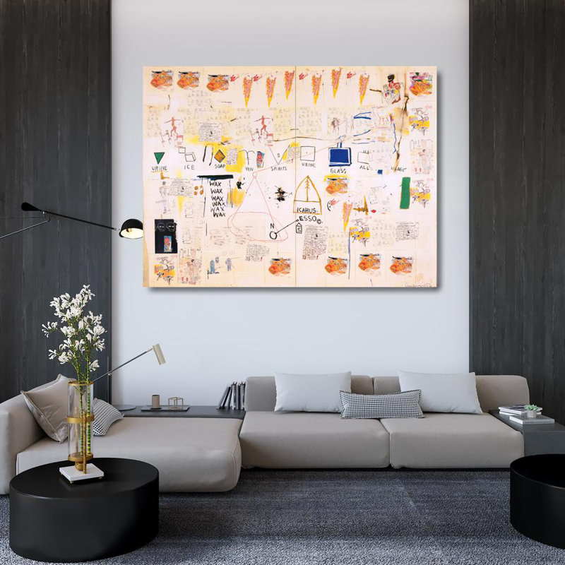 Icarus Esso, 1986, 36" H x 48" W