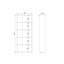 176.5 H x 70 W Bookcase