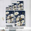 Toile tendue avec châssis de qualité supérieure FLORAL Series CCGLVXVI - Prêt à accrocher