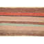 Tapis beige / rouge en laine noué à la main de conception unique 2 pi 7 po x 3 pi 10 po New Age