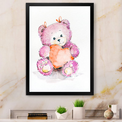 Happy Happy Day Happy Teddy II, reproduction d'art sur toile