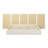 Capri Extended Headboard Cane Platform Bed