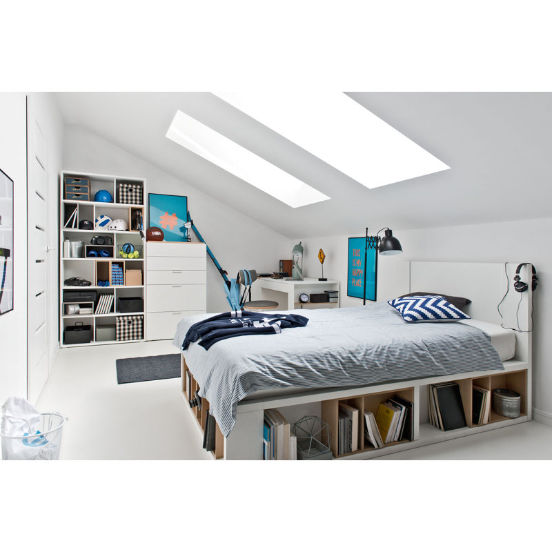 Essie 206cm H Bookcase, 206cm H x 40.4cm W x 92cm D