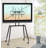  Heavy Duty Commercial Mobile Rolling Tv Stand With Locking Wheels For Up To 86" Flat/Led/Lcd/Oled Tvs Max Vesa 600 X 400Mm