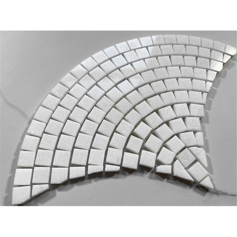 13 in. x 7 in. Marble Tile