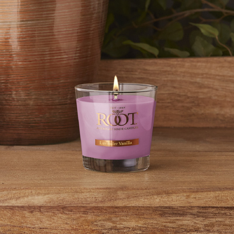 Bougie parfumée lavande et vanille, Pot de 6,3 oz