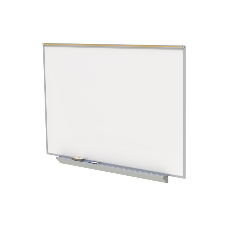 Tableau blanc magnétique interactif mural Projection Ghent Proma, H 48,5 po x l 96,5 po x P 0,38 po