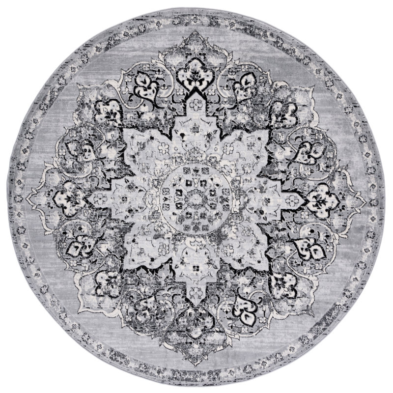 Brentwood Performance Oriental Rug, Round 6'7"