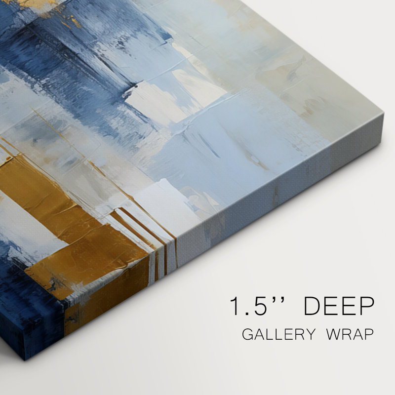 Abstract Series CLXXIX -Set Of 3 Gallery Wrapped Canvas -Ready to Hang, 27" H x 18" W