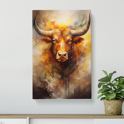 Taurus Zodiac Gestural - No Frame Print