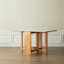 Natural Solid Oak Legs Extending Dining Table Rock Slab Top Extending Dining Table For 4-6 People Solid Wood Dining Table