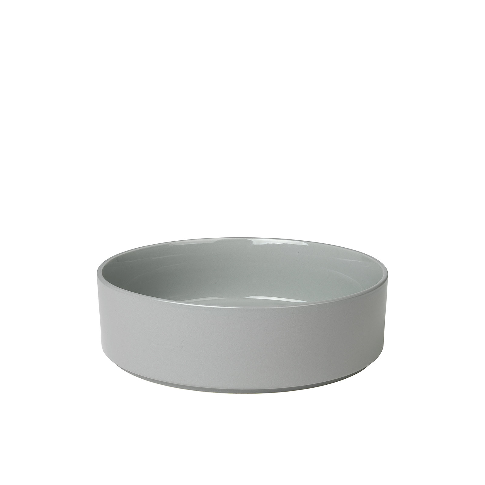 PILAR Stoneware 77 fl oz. Serving Bowl, Mirage Gray