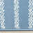 Fresno Blue Cream Abstract Chain Link Area Rug-102211060