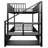 Metal Bunk Bed With Storage Staircase-355404988