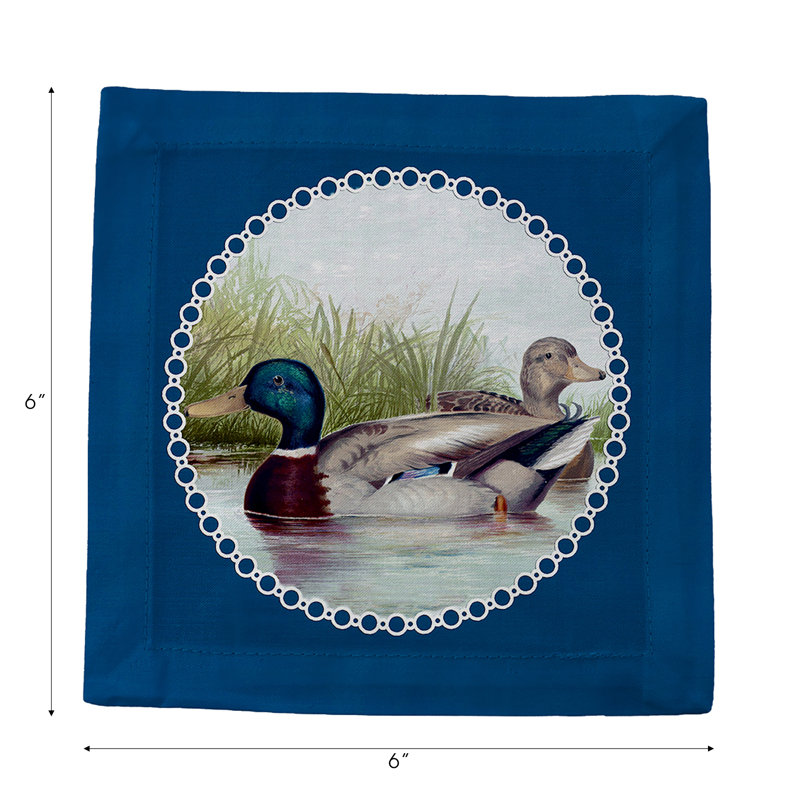 Square Napkins, Blue