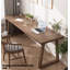 70.87" Brown Rectangular Solid Wood desks-680269127