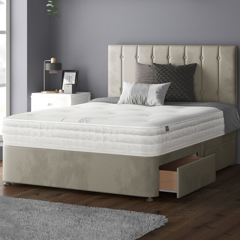 Chiesa Upholstered Headboard, Double (4'6), Coffee