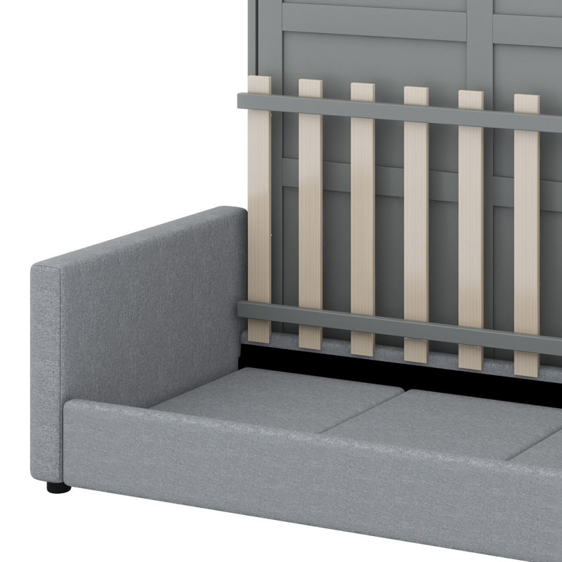 Murphy Bed Wall Bed With Sofa, Gray