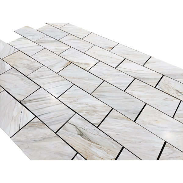 Calacatta Gold 12x24” Marble Tile (Polished)