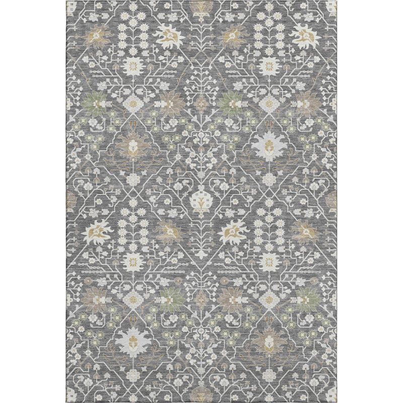 Premium Machine Washable Colmenero AMF1009 Oriental Rug, Rectangle 2'6" x 3'10"