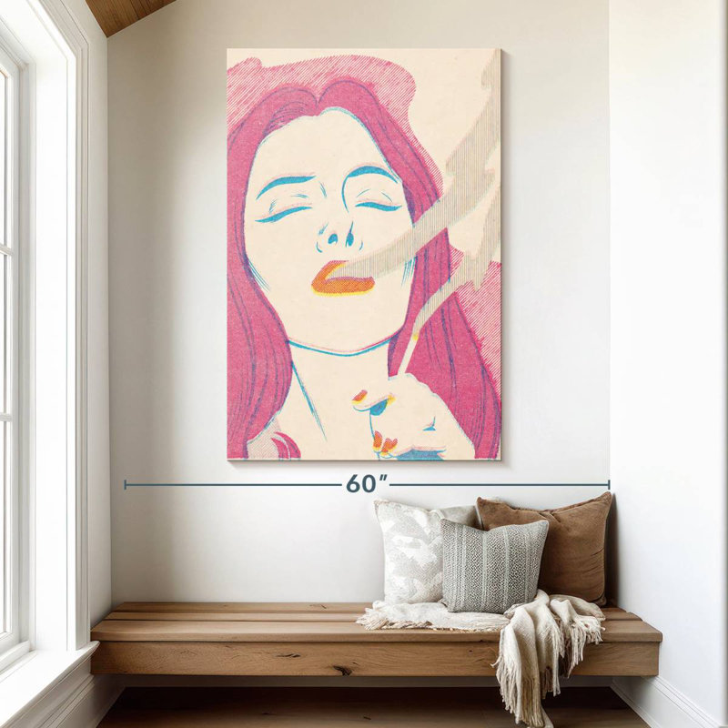 Leisha Smoke, 51" H x 34" W
