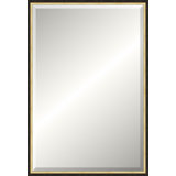 Black and Gold Old World Mirror