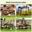 Rectangular Metal Outdoor Camping Table-1395629709