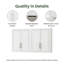 Armoire de rangement moderne avec tablettes réglables-517330786