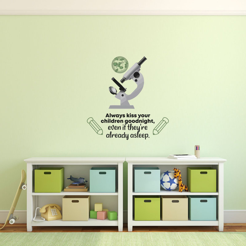 Text & Numbers Wall Decal, 20" H x 18" W