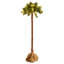 Slender Green Tropical Christmas Tree with Lights-160899563