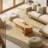 Japandi Coffee Table Solid Wood-481661604