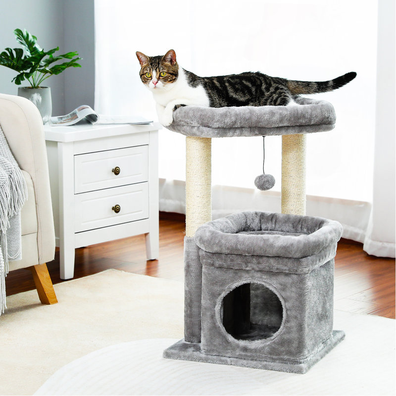 Tour pour chat 27 po, Gris