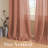 Linen Blended Textured Semi-Sheer Grommet Curtains - 37"/52" Widths Semi-Private & Light-Filtering Linen-Style Panels for Bedroom -299404344-299404342