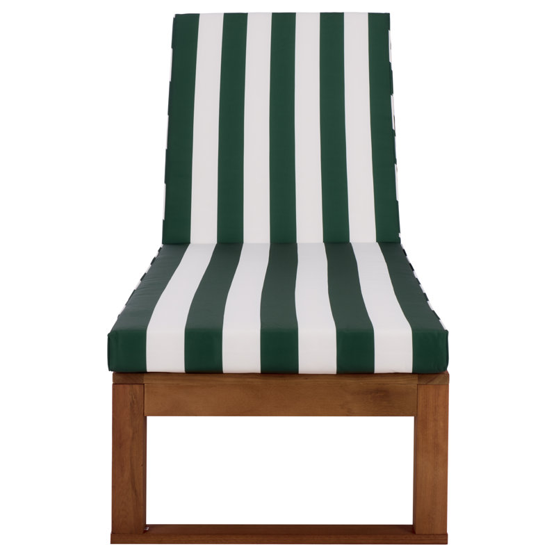 Sophie Lounger, Hunter Green Stripe