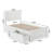 Amear Solid Wood Storage Platform Bed with Under Bed Drawers-1623057465-1622831408