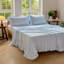 Ensemble de draps Gingham Ruffle-125740491-125740496