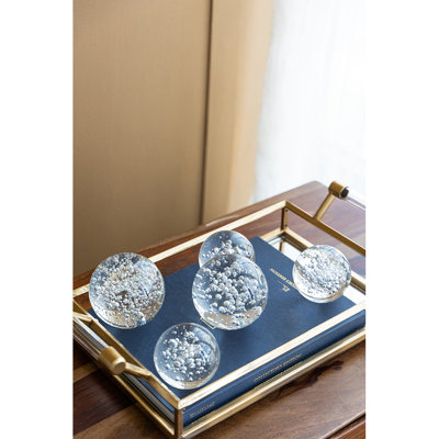S/3  3x3"Gramze Abstract Decorative Object