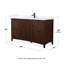 Palmilla 48" Freestanding Single Bathroom Vanity with Cultured Marble Top-312540833-312540845-319275690