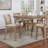 Upholstered Counter Stool with Solid Wood Frame