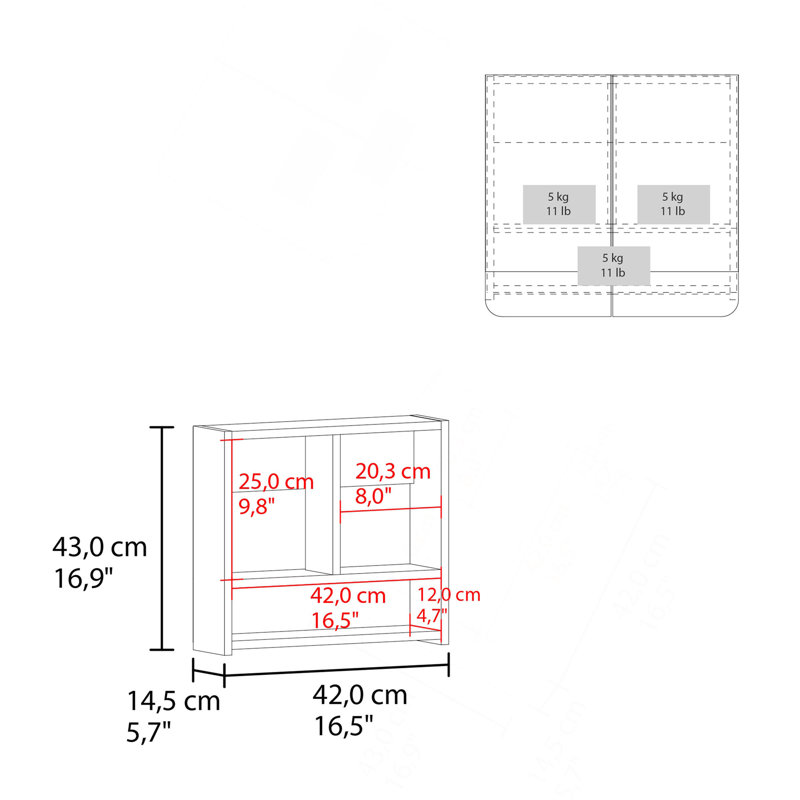 Armoire à pharmacie à miroir avec tablettes intérieures, solution de rangement de salle de bain moderne et organisateur