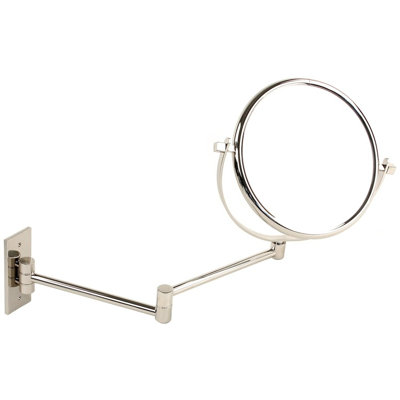 Miroir de maquillage grossissant double face moderne et contemporain