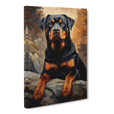 Rottweiler Classicism No.2 - No Frame Print