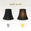 Abat-jour cloche en soie / shantung (à pince)-1549974704-1549974718