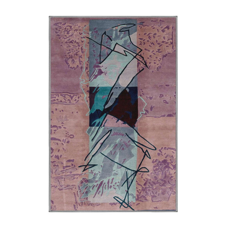 Mila-Lily Abstract Indoor Rug, Rectangle 7' x 10'