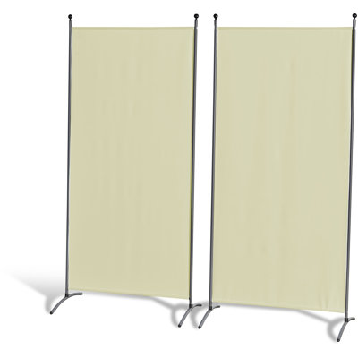 Deitre 85 cm W x 180 cm H Steel Single Panel Room Divider
