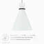 Luminaire suspendu 1 lumière Starlight par Modway-1636182071
