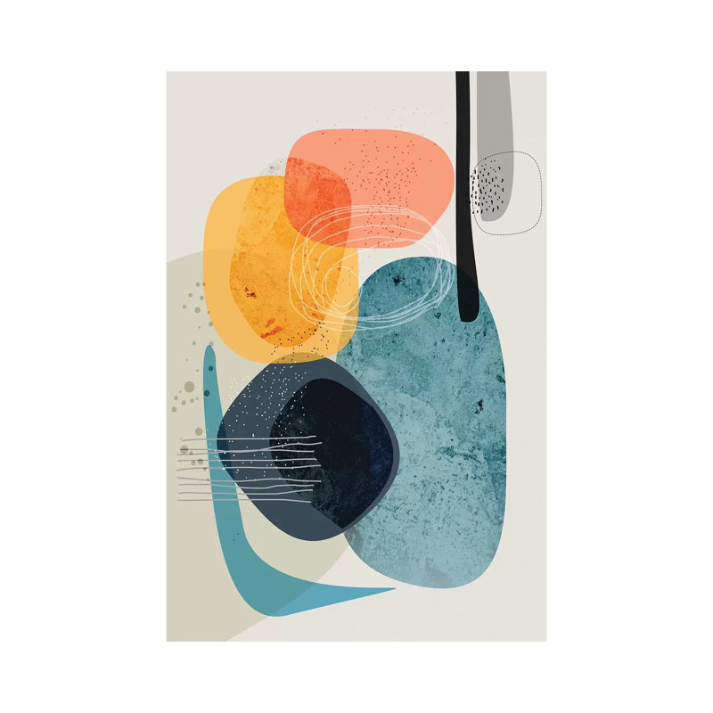 Tangled Rocks - Print on Canvas, 101.6 cm H x 66.04 cm W x 1.91 cm D, No Framed